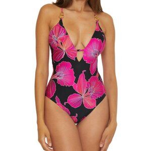 Trina Turk Womens Fleury Strappy-Back On Multi 2